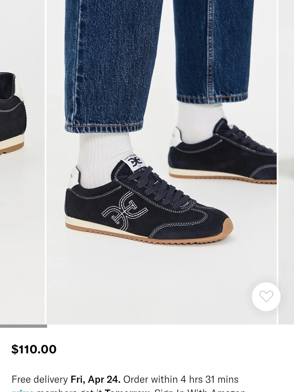 Sam Edelman Isella Suede Sneakers - Picture 2 of 12